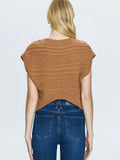 Marta Sweater Vest in Caramel