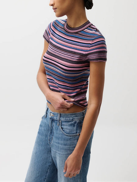 Selene Sweater Tee in Egyptian Blue