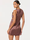 Kinsey Mini Dress in Mauve