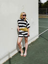 She's Got Game Sweater Set in Black & White