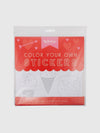 Valentine's Color Your Own Stickers Set