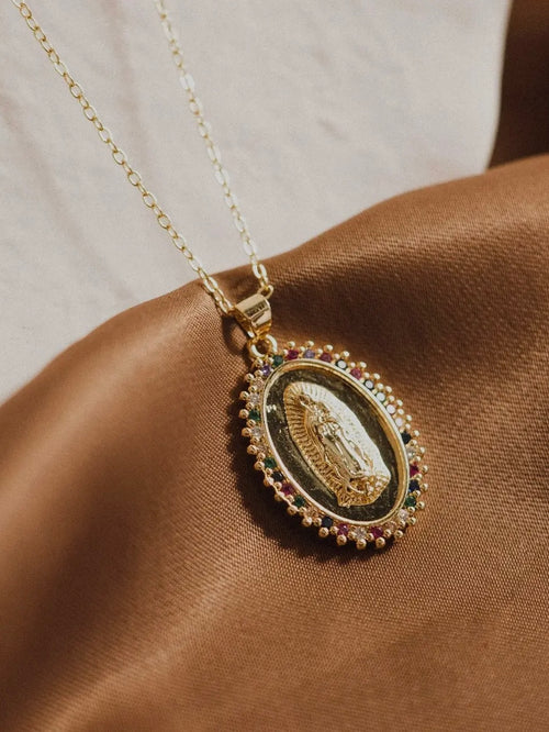 Collar De La Virgen Maria in Multi