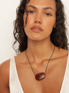 Julia Necklace in Red & Black