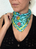 Summer Fruit Silk Bandana