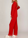 Cozy As Can Be PJ Set in Red