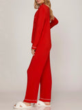 Cozy As Can Be PJ Set in Red