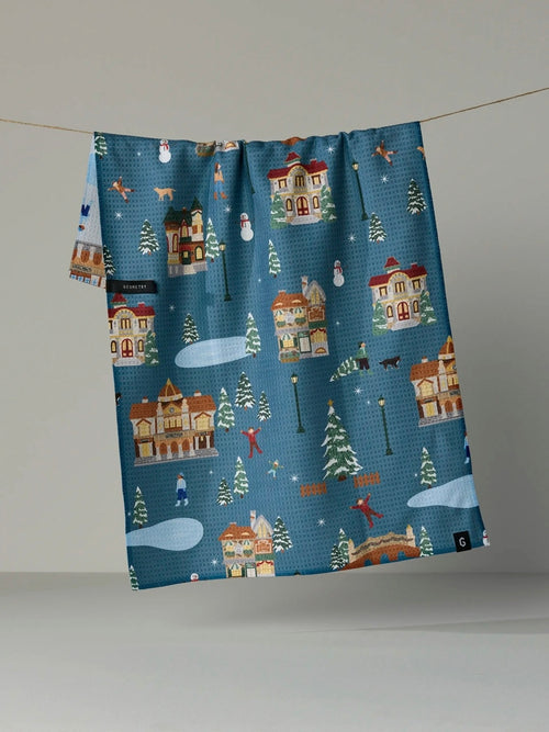 Holiday Nostalgia Luxe Kitchen Towel