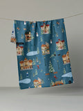 Holiday Nostalgia Luxe Kitchen Towel