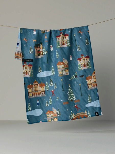 Holiday Nostalgia Luxe Kitchen Towel
