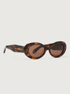 Bethnall Oval Sunglasses in Tortoise