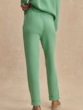 The Rolled Cuff Pant 25 in Green Spruce