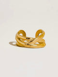 Coralisse Textured Crossover Ring