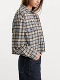 The Patch Pocket Shirt in Tan Plaid