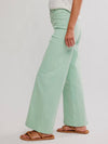 Libre Wide Leg Jean in Cameo Green