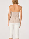 Cithara Top in Tan Checker