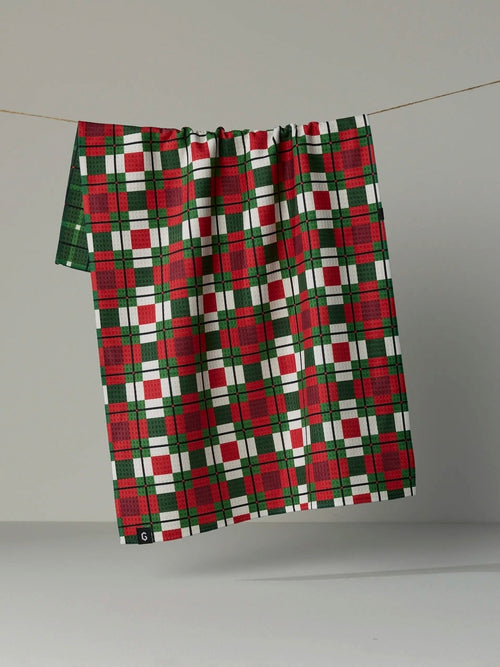 Noel Plaid Luxe Kitchen Towel