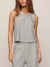 Sloane Knit Striped Top in Eclipse