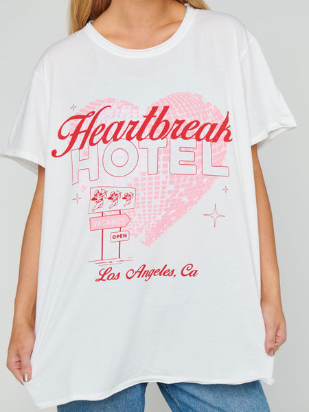 Airport Tee in Heartbreak Hotel Graphic