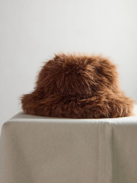 Ice Queen Bucket Hat in Chocolate Cocoa