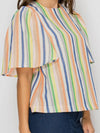 Mocktails on Monday Stripe Top in Multi