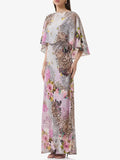 Izel Dress in Natural Patchwork