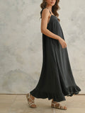Gauze To Go! Dress in Charcoal