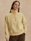 Jaylin Half Zip Fleece in Reed Yellow