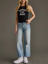 Support Live Music Tank in Black