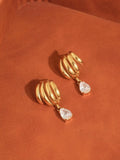 Dovely CZ Drop Earrings