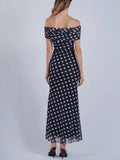 Let's Polka Dot Dress in Black