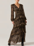 Anora Dress in Leopard Print