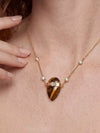 Solstice Necklace in Tiger's Eye