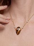 Solstice Necklace in Tiger's Eye