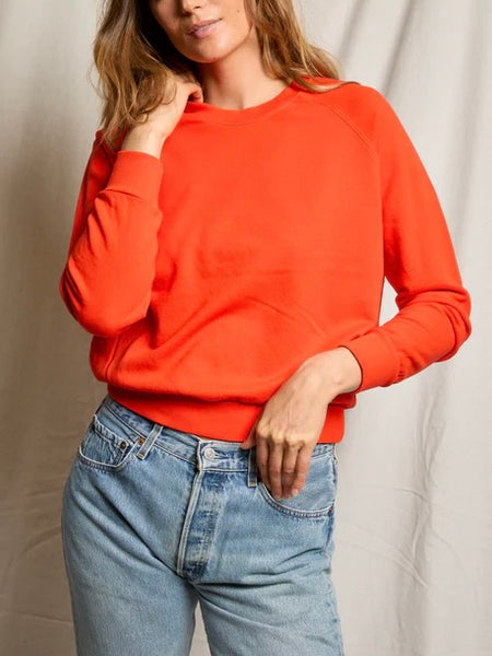 Alexi French Terry Sweatshirt in Tomato