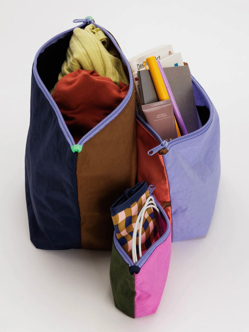 Go Pouch Set in Night Lights
