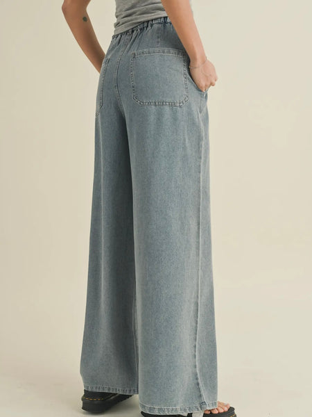 Today's Chambray Pant in Blue