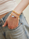 Missouri State University Two Piece Charm & Slogan Bracelet