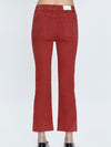 Lennon Seamed Pant in Rouge