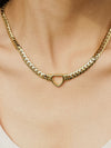 Tessa Heart Snake Chain Necklace