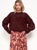 Cynthia Sweater in Burgundy