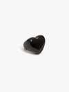 Grande Heart Ring in Black