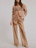 Sheer Intentions Pant in Taupe