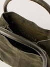Barlow Bucket Bag in Dark Olive