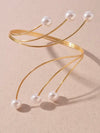 Pressed For Pearls Arm Cuff