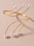 Pressed For Pearls Arm Cuff
