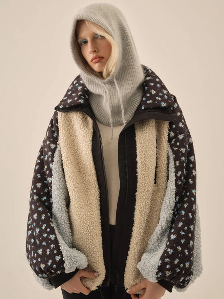 Maisie Collared Jacket in Blue