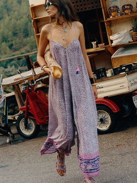 Little Bird Jumpsuit in Berry