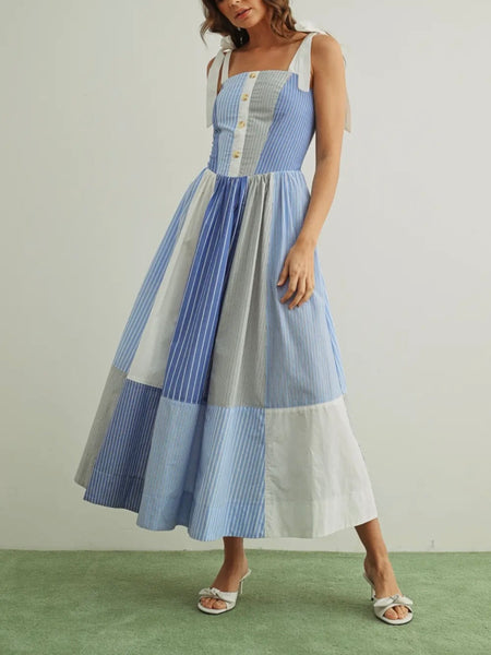 Ditsy Mixed Floral Mini in Blue