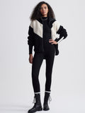 Corson Sherpa Jacket in Black