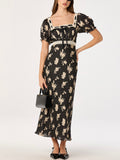 Kim Dress in Black Polka Dot